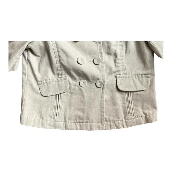 Vintage Old Navy Khaki Long Sleeve Jacket Women’s Size Small Beige Work Casual - Picture 7 of 14